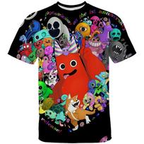 Banban Garden Pop Cartoon Pattern Tshirts 3D Print Tshirt Boy Girl Casual Game Top Adult Parent-child Clothing Cool T-shirt Y2k XXS