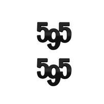 Automobilio lipdukas Metalinis 595 Logotipo Emblema Ženklelis Bagažinės Lipdukas Abarth 695 595 Turismo Competizione 70-mečiui