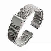 Naujas Milan tinklelio kvėpuojantis dirželis laikrodžiui Swatch nerūdijančio plieno dirželis 17mm 19mm 20mm vyrams moterims Keičiamas apyrankės priedas 12mm sidabras