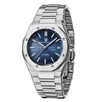 Pagani Design Pagaminta SEIKO NH35 Royal Oak Automatinis su Tinkančiu prie kostiumo Nerūdijančio plieno Guminis Safyro Puikiai tinka PAGANI DESIGN Vyriškam laikrodžiui, Japonija,