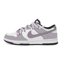 Nike Dunk Love Letter Abrasion Resistant Low top Skateboard Shoes Unisex Purple White CW1590-100(Team529-) 36.5