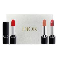 DIOR Intense Blue Gold Lipstick Makeup Set Golden Stage Limited Gift Box Moisturizing Silky Uplifting Color Premium 4-piece Set mėlyna