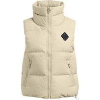 Under Armour ColdGear Infrared Zip Down Vest Women Beige 1381660-280 S