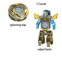 Transforming gyroscope toy, variable robot rotation, cool creative decompression, fingertip gyroscope