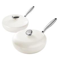 Velosan Pebble Non-Stick Aluminum Wok & Frying Pan Set