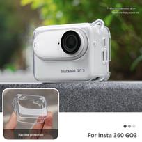 Insta360 GO 3S Silicone Case: Transparent Protective Accessory for Thumb Action Camera