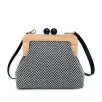 Straw Mini Square Shoulder Crossbody Bag Women Beach Vacati Versatile Chic Unique Summer Handbag juoda