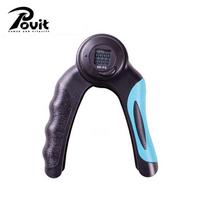 POVIT Electronic Calorie Counter Hand Grip Strengthener Fitness Handle Customizable Logo and Packaging mėlyna/juoda