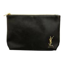 SAINT LAURENT Minimalist Plain Classic Black Makeup Pouch black