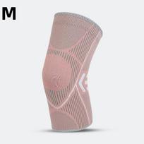 1Pair Knee Brace Support For Arthritis Joint Nylon Sports Fitness Compression Sleeves Kneepads Cycling Running Protector M rožinė