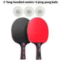 Ping Pong Paddle Set With Wood Blade And Antiglue Rubber For Training And Recreational Play