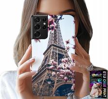 Etui Do Samsung Galaxy S21 Ultra - Paryż Wieża Eiffla Piękne Miejsca Plecki
