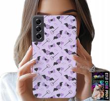 Etui Do Samsung Galaxy S21 - Modne Wzory Widły Serca Kokardki Kokarda