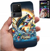 Etui Do Samsung Galaxy S20 Ultra - Wzory Dla Wędkarza, Ryby, Dorsz, Łosoś