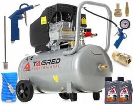 Kompresor Olejowy Sprężarka 50L Gratis Zestaw 6W1