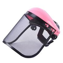 Mesh Grass Trimmer Safety Helmet with Full Face Mesh Garden Helmet Safety Garden Mask  Lawn Mower juoda