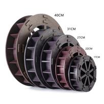 Sukamoji uolienų vandens fontano dekoracija, 17-31 cm pločio, su „pasidaryk pats“ plastikiniu vandens ratuku 17CM Wide Water Wheel