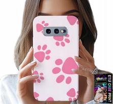 Etui Do Samsung Galaxy S10E - Różowe Psie Łapki, Plecki, Obudowa Case