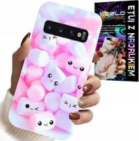 Etui Do Samsung Galaxy S10 Plus - Wzór W Słodkie Pianki, Obudowa, Plecki