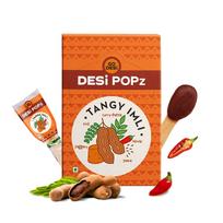 GO DESi Popz Imli Pop, Tamarindo ir palmių cukraus saldainiai, 50 vnt., Rūgštūs Imli, Imli saldainiai, 400 g