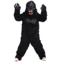 Children's Monster Party King Kong Plush Costume for Parent-Child Cosplay S (Ages 4-6) vaiko spalva
