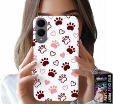 Etui Do Samsung Galaxy S25 Edge - Psie Łapki Na Białym Tle, Pies, Kot, Miś