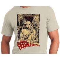 Large Size Frankenstein Bride T-shirt Retro Men's T-shirt Summer New Retro Casual Suitable for Both Men and Women S įvairiaspalvis