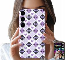 Etui Do Samsung Galaxy S24 Fe - Modne Serca Kokardki Kokarda + Szkło