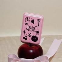 Hand-Painted Butterfly MAGsafe Leather Card Holder Phone Case Single Card Holder