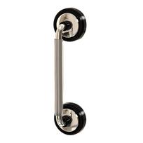 Waterproof Suction Cup Door Handle Removable Bathroom Shower Auxiliary Handle  Glass Door Window Black Silver