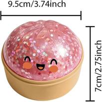 Blizgus koldūnas Squishy, mielas tikroviškas milžiniškas koldūnas spaudomas žaislas su bambukiniu garintuvu, TPR tešlos kamuoliukas dekompresijos Fidget žaislas