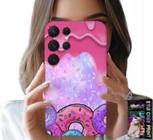 Etui Do Samsung Galaxy S23 Ultra - Słodkie Donuty Z Lukrem W Tle + Folia