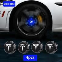 4PC/Set 57mm Floating Wheel Center Cap Hub Cover Suitable for Tesla Model 3 S X Magnetic Hub Cap Center Cover Wheel Hub Logo