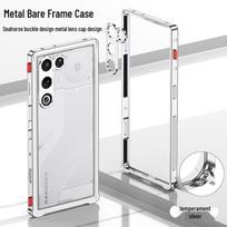 Red Magic 11 Air Metal Lens Frame Phone Case with Seahorse Buckle Design Red Magic 11 Air