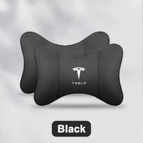 2PCS Car Seat Headrest Pillows Neck Support Protect Cushion For Tesla Model 3 Model S X Model Y Roadster SpaceX Auto Accessories