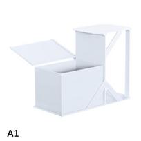 Gathering Card Scanner Stand With Phone Holder Card Box MTG Cards Plastic Organizer, Easy Card Scanning Price Checking Universal