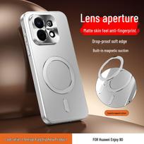 Huawei Enjoy 90 Plus Anti-drop Magnetic Ring Phone Case with Lens Protection for Men & Women - Premium Feel & Cool Design Huawei Enjoy 90 Plus