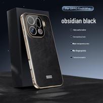 Premium Leather Case for Oppo Find X9 Pro: Electroplated Retro Oil Wax Finish OPPO Find X9