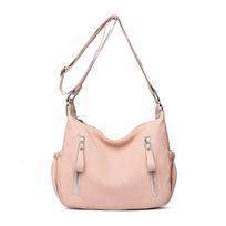 Women's Large Capacity Commuter Crossbody Bag Mother Shoulder Bag rožinė