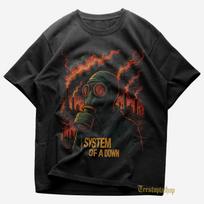 Rock Retro High Street Print Crew Neck Short Sleeve Sports Casual T-shirt High Quality Cotton Couple T-shirt Unisex S įvairiaspalvis
