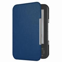 6 inch E-Reader Case Anti-fall Leather Folio Cover Microfiber Lining Shockproof Protective Shell for Kindle 3 Keyboard D00901 mėlyna