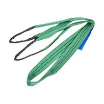 Lifting Slings Straps Heavy Duty 2T Load Capacity High Strength Polyester Colorful Flat Webbing(2meter(6.56ft) )