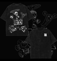 Teen Titans Go Washed Tshirt NewModel personality Clothes Year round clothing Oversized Unisex Streetwear Trendy high quality M