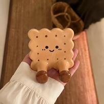 Adorable Cookie Phone Stand Desk Decor - Perfect Gift for Girls, Healing Birthday Present, Office Decoration Phone