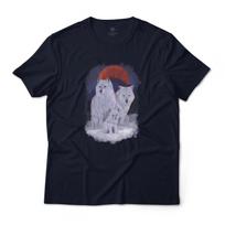 Wolf Family, Painting Style Artistic Graphic T-T-Shirt Lightweight Cotton Tee 2XL