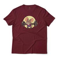 Buff Gym Mouse Powerlifting Training Gym Graphic T-T-Shirt Unisex M