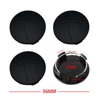 4PCS 56mm Car Wheel Center Hub Caps Tire Rim Cover Replacement Decora Auto Accessories For Tesla Model 3 Model Y Model S Model X For Tesla&4pcs 56mm juoda