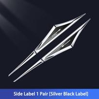 Fit For Chevrolet Spark Captiva Cruze Tracker Epica Automotive new energy fender blade body side label metal decorative sticker juoda