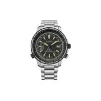 CITIZEN PROMASTER Series Retro Eco-Drive Radio Perpetual Calendar Quartz Titanium Strap Men's Watch Black Dial CB0206-86X juoda
