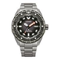 CITIZEN Promaster Series 200m Waterproof Automatic Super Titanium Strap Men's Watch Black Dial NB6004-83E juoda